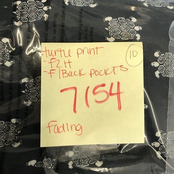 LOFT Womens Chino Shorts Turtle Blue White Print Mid Rise Stretch Pockets Size 6 - Picture 11 of 11